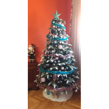 Realistic Műfenyő 3D + 2D - 220 cm